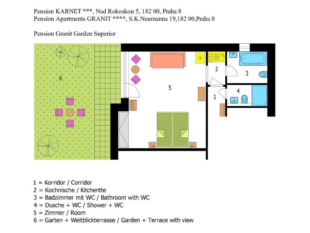 Pension Apartment Granit 프라하 외부 사진